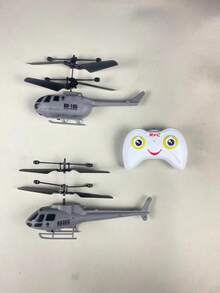 1pc RC Helicopter Drone, Crash-Resistant Material, Gesture Sensing Remote Control Helicopter. Christmas, Halloween Gift, Halloween Decor, RC Drone Flying Toy With LED Lights (With Remote Control Version And Non-Remote Control Version, Slight Size Variation Due To Manual Measurement, Accessory Colors Randomly Sent) - Multicolor - View 11