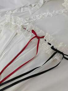 1 Pair Women's Fashion Casual Comfortable Minimalist Romantic Pastoral Ballerina Style Mid-Calf Socks, Sweet Lolita Cotton Socks - Multicolor - View 6