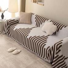 AKASENKO Funda Sofá Chenille Doble CaraFunda de Sofá Chenilla Reversible Washable Anti-Slip Multifuncional Sofa Fundas sofá para Mascotas Acolchadas All Seasons Color café 180*150CM - Colorcaf - Ver 1