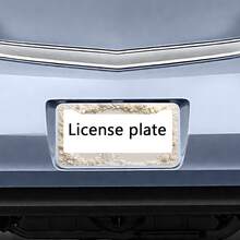 1 Piece Metal License Plate Frame, Designed With Multiple Blooming White Flowers, Perfect For Celebrating Thanksgiving, Suitable For USA And Most International Vehicles, Includes Mounting Screws, Ideal Car Accessory - 12x6inch , Car Decoration, High-Quality Surface Treatment, Sturdy Structure, Holiday Decoration, Must-Have For Car Owners,Car Cover,Car Must Haves,Gifts,Car Decor,Car Picks,Car Acessesories>Essentials - 多色12.2x6.3inch/31x16cm - 查看 5