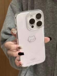 1Piece Kitten And Puppy Couple Set Phone Case For Iphone17 IPhone17Promax 17Air 17 16ProMax 16Pro 16Plus 16 15Promax 15pro 15Plus IPhone12Promax 12Pro 12/11 Suitable For Girls, To Give To Eelatives, Friends, Classmates, Best Friends,Valentine's Day Gifts - Multicolor - View 2