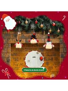 EstiloTendenciaHomeChi Gnomos De Navidad Con Luz 3 Pcs, Peluche De MuñEca Sin Cara Adornos De Gnomo De Navidad Para Regalos De DecoracióN De Regalo De Mesa Para El Hogar De VacacionesCalidad PremiumVersióN Mejorada - Muñeca sin rostro - 5*5*20 cm - Ver 4