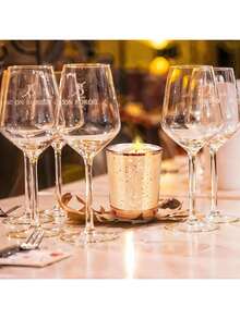 EstiloSet De 6 Candelabro Portavelas De Vidrio Para La Fiesta De Bodas,Soporte Para Portavelas Para Velas,Portavelas Para DecoracióN De Mesa,Cenas RomáNticas,Compromisos,Aniversarios-Dorado (Size B)VersióN Mejorada - 1 - Ver 3