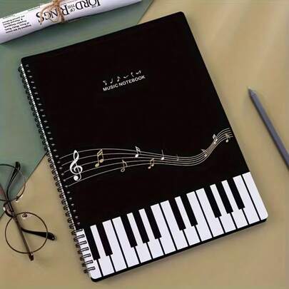 20-Page Music File Folder, Holds Up To 40 Sheets Of A4 Paper, Waterproof Double-Sided, Durable & Lightweight, Suitable For Musicians And Performers To Store Sheet Music And Documents, Piano Score Folder, Student Binder, Music Accessories, Made Of Sturdy PP Material With Large Capacity, Great For Music Gifts, Student Gifts, Piano Accessories, Stage Performance, Music Class Practice, Band, Music Room Supplies, Back To School Gifts, Practical Gifts