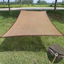 Malla Sombra para Exteriores Sombra Toldo Lona Velas de Sombra Jardín Marrón (2X3),37265381 - Agua verde azul - Ver 5