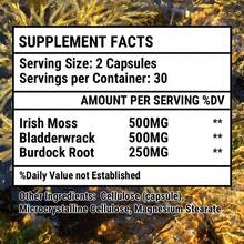 1250mg Sea Moss Advanced Superfood Capsules - Irish Moss, Bladderwrack, Burdock Root - Support Skin, Hair, Nails & Immune Health, 60 Count - 1 chai - Xem 2
