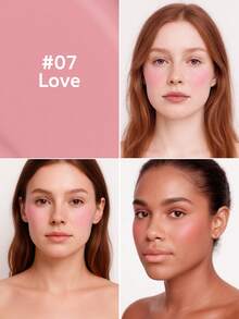 FV High-Pigment Liquid Blush, Long-Lasting & Buildable, Lightweight Blendable Texture For Natural Dewy Makeup Look, Rare Brand Cosmetics, Ideal For Women & Girls, Perfect Winter Choice, Y2K Fashion, Great Birthday & Christmas Gift, Party Essential, Best Color - Yêu - Xem 2