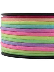 EstiloCuerda De ParacaíDas De Nailon De 4 Mm De 85 Pies De 85 Pies De Color Pastel Suave Paracord 550 Tie DyeVersióN Mejorada - 1 - Ver 4