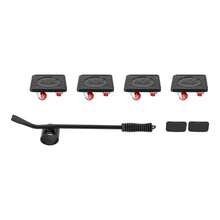 SENDERPICK 4-Wheel Lifter Mover Tool Set Heavy Load Mover Lifter Appliance Floor Protection 360 Degree Rotary Pads Load 400kg - 10.5*10厘米 - 查看 6