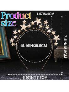 Halo Crown Crystal Headband Goddess Bride Crown And Crown Rhinestone Headwear Party Wedding Hair Accessory Suitable For Ladies And Girls, Alloy, Pearl, Crystal Head Accessories