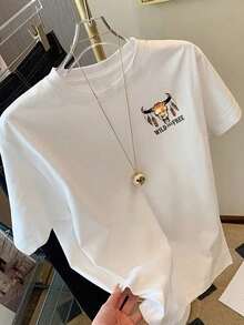 Magliette da donna - Bianco - Visualizzare 3