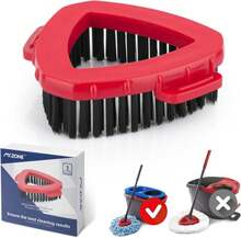 MXZONE Scrubber Mop Head Replacement Compatible With O Cedar EasyWring 1 Tank System, Spin Mop Scrub Brush Head, Hard Bristle Cleaning Brush Attachment For Kitchen Tile Floor, Not Fit RinseClean - Màu E - Xem 8