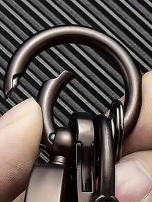 定制字母钥匙扣，奢华仿皮汽车钥匙扣，个性化姓名钥匙扣，时尚男女通用配饰，1 件装，装饰性强，登山扣设计，绝佳生日礼物，色彩鲜艳，可爱，萌趣，趣味十足，卡哇伊风，Y2K 风格，男女皆宜，2000 年代风格 - 彩色 - 查看 6