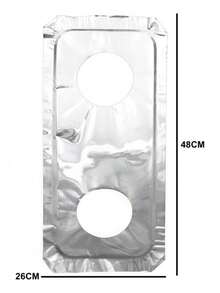 TendenciaCubiertas De Aluminio Protector Para Estufa Rectangular 2 PzCalidad premium - Aluminio - Ver 5