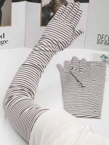 Zhenyanyouyun 1 双男女通用护臂，轻薄透气防晒，适用于疤痕，适合驾驶、骑行、夏季使用 - 彩色 - 查看 2