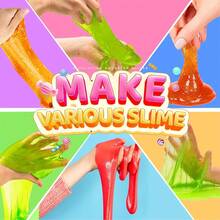 27/32pcs Slime Foam Toy Set, Ice Cream Cone Accessories, DIY Slime Putty Stress Relief Toys For Kids, Children's Birthday Party Favors, Gifts For Boys And Girls, Holiday Party Supplies - 彩色 - 查看 4