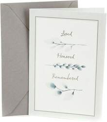 Tarjeta de simpatía, Forever Remembered - Tres ramitas - Ver 8