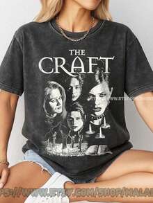 The Craft 1996 Shirt, The Craft 1996 Horror Movie Halloween T-Shirt, - màu đen - Xem 1