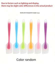1/2/4 Pieces, Silicone Spatula, Mini Silicone Spatula, Fruit Jam Spatula, High-Temperature Resistant Cream Spatula, Mixing And Baking Tools, Kitchen Utensils, Apartment Essentials (Length 21cm/8.26in)