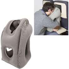 Almohada inflable de viaje, alivia la fatiga, almohada inflable de diseño hueco para el cuello, proporciona apoyo para exteriores para mujeres,37277725 - Multicolor - Ver 5