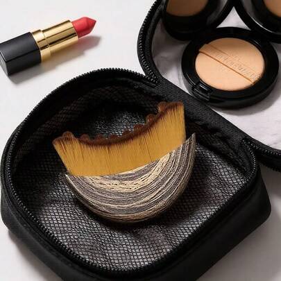 Makeup Brush Set | Efficient Makeup Brush, Facial Massage Brush, Covered Travel Makeup Brush Set, Lymphatic Contour Facial Brush, Paired With Scraping Facial Tools, Suitable For Ordinary Skin, Dual Effect, Ideal Daily Gift