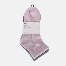 Nike 3-Pack Unisex LTWT ANKLE Socks, Style SX7677-902 - Purple - View 2