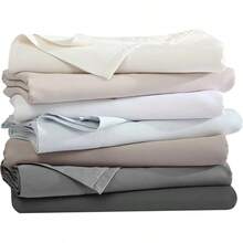 - Juego de Funda de Almohada de algodón Satinado de Lujo 800 Hilos Juego de Cama Suave y Suave Blanco Fundas de Almohada estándar - Blanco - Ver 5