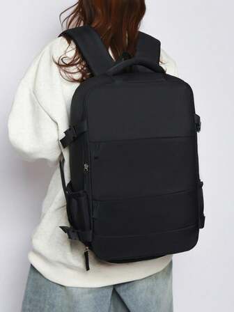 Men's Backpack, Large Capacity Travel Backpack, Commuting And Class Backpack, Fashionable Computer Bag, Short Distance Business Travel Luggage Bag,Business Travel Boarding Backpack,Suitable For Ryanair, Travel Bag