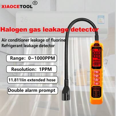 XIAOCE Natural Gas & LPG Leak Detector With Air Temperature & Humidity Sensor, Colorful Display
