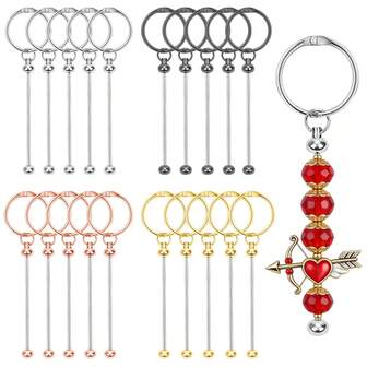 5 piezas Portavasos con cuentas, Soporte para botellas de agua, Decoración para tazas, Cartera DIY, Accesorio para bolso, Llavero, Identificador de tazas, Accesorios de decoración para asas de tazas