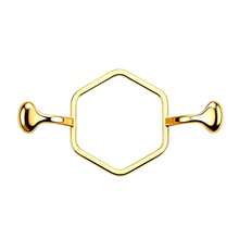 1pc Wax Seal Stamp Mold Circular Frame Holder Metal Ring Stamp Head Wax Granule Cover Shaper - Gold - View 8