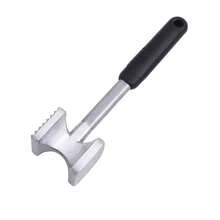 1pc Square Meat Tenderizer, Steak Pounder, Large Size Household Meat Mallet, Double-Sided Meat Hammer - Silver - View 11