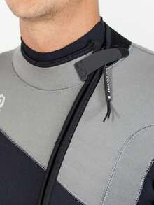 3mm Neoprene Wetsuit, Unisex Warm Diving Suit; Men's Front Zip Surfing Wetsuit; Women's One-Piece Thermal Swimsuit - Multicolor - View 5