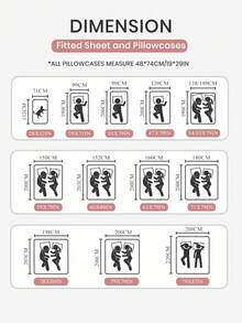 2/3pcs Valentine's Day Theme Pattern Fitted Sheet(No Inserts Included), Sweet And Girly Bedroom Decor, Love Valentine's Day Mattress Cover For Bed, Bed Sheet, Breathable And Anti-Pilling Mattress Protector, Bed Cover, Suitable For Full/Twin/Double/Queen/King Bed, Machine Washable, Home Decor, Room Decor, Bedroom Decor, Valentine's Day, Pink, OEKO-TEX - 彩色 - 查看 4