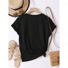 Women T-Shirts - màu đen - Xem 2