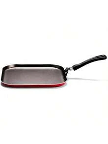Frying Pan - Red Ribbed Fabric, 28x28 cm - View 8