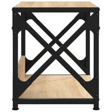 vidaXL Supporto per stampa a 2 livelli in sonoma 44x26x31,5 cm - Castano - Visualizzare 6