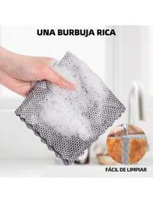 EstiloTrapos De Limpieza Terciopelo Coral Multiusos Trapos Terciopelo Multifuncional para Lavar Platos En Húmedo Y Seco Trapos De Almohadillas Fregar Reutilizable para Hogar Cocina(15PCS)Versión mejorada - 1 - Ver 4