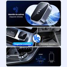 2 en1 CarPlay Adaptador Inalámbrico y Android Auto Converter,Accesorios Para Carro, Conexión Automática Rápida y Sin Demoras, Compatible Con Dispositivos iOS y Android, Admite Interfaces USB/USB-C - A - Ver 6