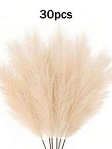 5/10/15/20/30/40/50 Bunches 21.65 Inch Fluffy Pampas Grass, Dried Pampas Grass Bouquet, Boho Wedding Decor, Christmas Decor, Indoor Decor, Living Room Decor, Vase Filler, Farmhouse Decor - Beige - View 13