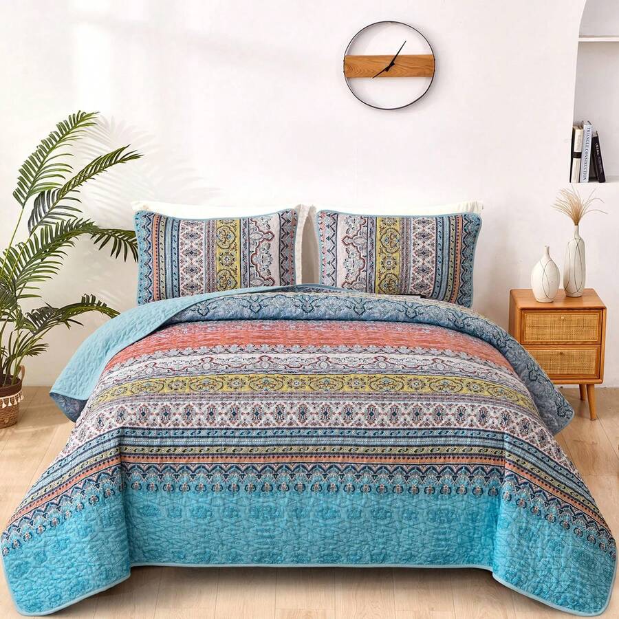 Quilt Sets - Pink Blue - View 1