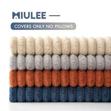[Free Shipping]MIULEE Boho Farmhouse Throw Pillow Covers 18x18 Inch Set Of 4 Summer Mordern Neutral Cushion Covers Soft Corduroy Nordic Home Decor For Couch Bed Sofa Living Room Blue-Yellow - 藍黃色 18吋 x 18吋 4件裝 - 查看 7