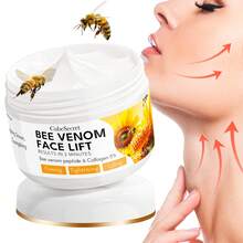 CubeSecret Propolis & Collagen Moisturizing Cream, 50g/1.76oz - Containing Bee Peptide, Niacinamide And Shea Butter - Anti-Wrinkle, Firming, Deep Hydration, Brightening - Suitable For Dry/Mature Skin - All-Season Anti-Aging Facial Cream