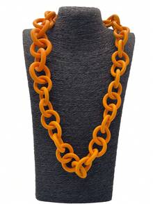 MARLIWOO 1件独特哥特式镂空圆形嘻哈时尚项链，女士派对配饰 - 彩色 - 查看 6