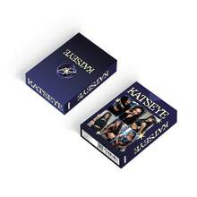 55pcs Katseye Holographic Photocards, K-Pop Girl Group Self-Printed Cards - Photo Album - Fan Merchandise