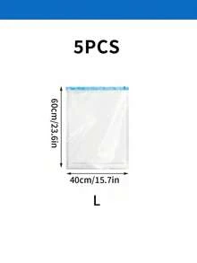 10/5/3/1pc Vacuum Storage Bags, Vacuum Bags, Clothes Vacuum Bags, Foldable Storage Bags, Manual Air Pump Bags, Thick Hand Roll Storage Bags, Travel Clothes Storage Bags, Vacuum Compression Bags, Luggage Clothes Vacuum Storage Bags