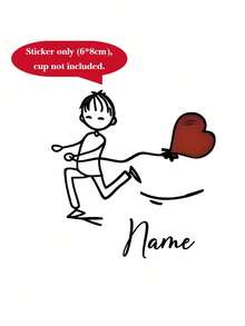 Customized Ceramic Heart-Shaped Mug, Exclusive Couples/Valentine's Day Gift, Personalized Photo Coffee Cup, Reusable, Washable, No Assembly Required, No Charging Needed - The Perfect Gift For Him And Her