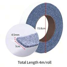Cinta absorbente para ventanas de 3 cm x 400 cm, tira antigoteo para alféizar de ventana en invierno, cinta selladora a prueba de humedad, apta para ventanas, puertas y acondicionadores de aire con capa antihumedad. Fácil de instalar y limpiar, manteniendo las ventanas limpias y secas. - Gris - Ver 4