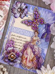 10pcs/Set Crystal Diamond Pearl Rose Butterfly Mini Pocket Stickers, Suitable For Mini Landscape Pocket Stickers, Can Be Pasted On Luggage, Computers, Cups, Phone Cases, Refrigerators, Walls, Helmets, Cabinets, Boxes, Etc.