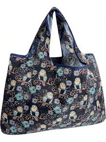 Estiloallydrew Bolsa Grande Plegable De Nailon Reutilizable Para Comestibles, CamuflajeVersióN Mejorada - Lavanda (flor de lavanda) - Ver 15